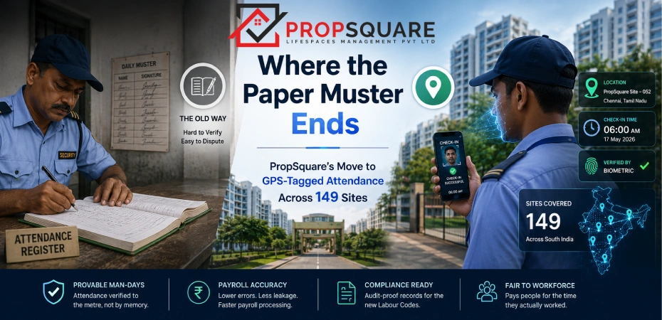 Attendance Tracking Made Simple: PropSquare’s Solution for Facility Management