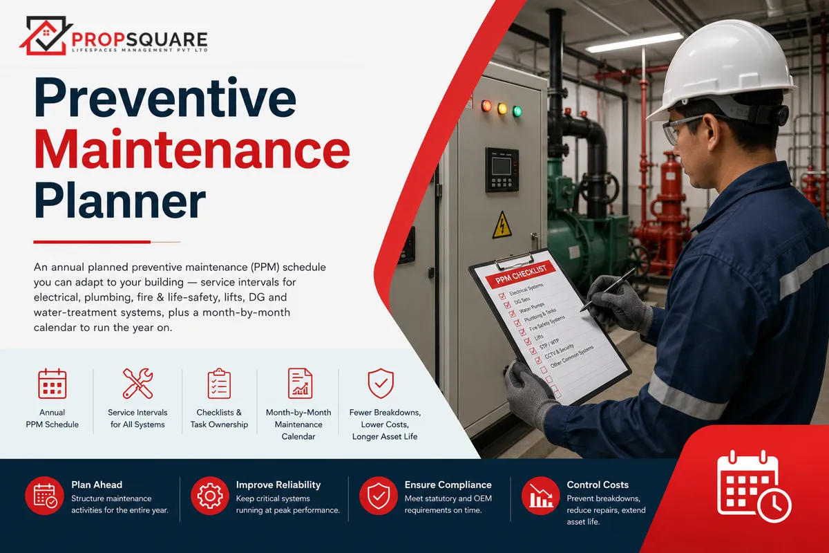 Preventive Maintenance Planner — free PropSquare resource